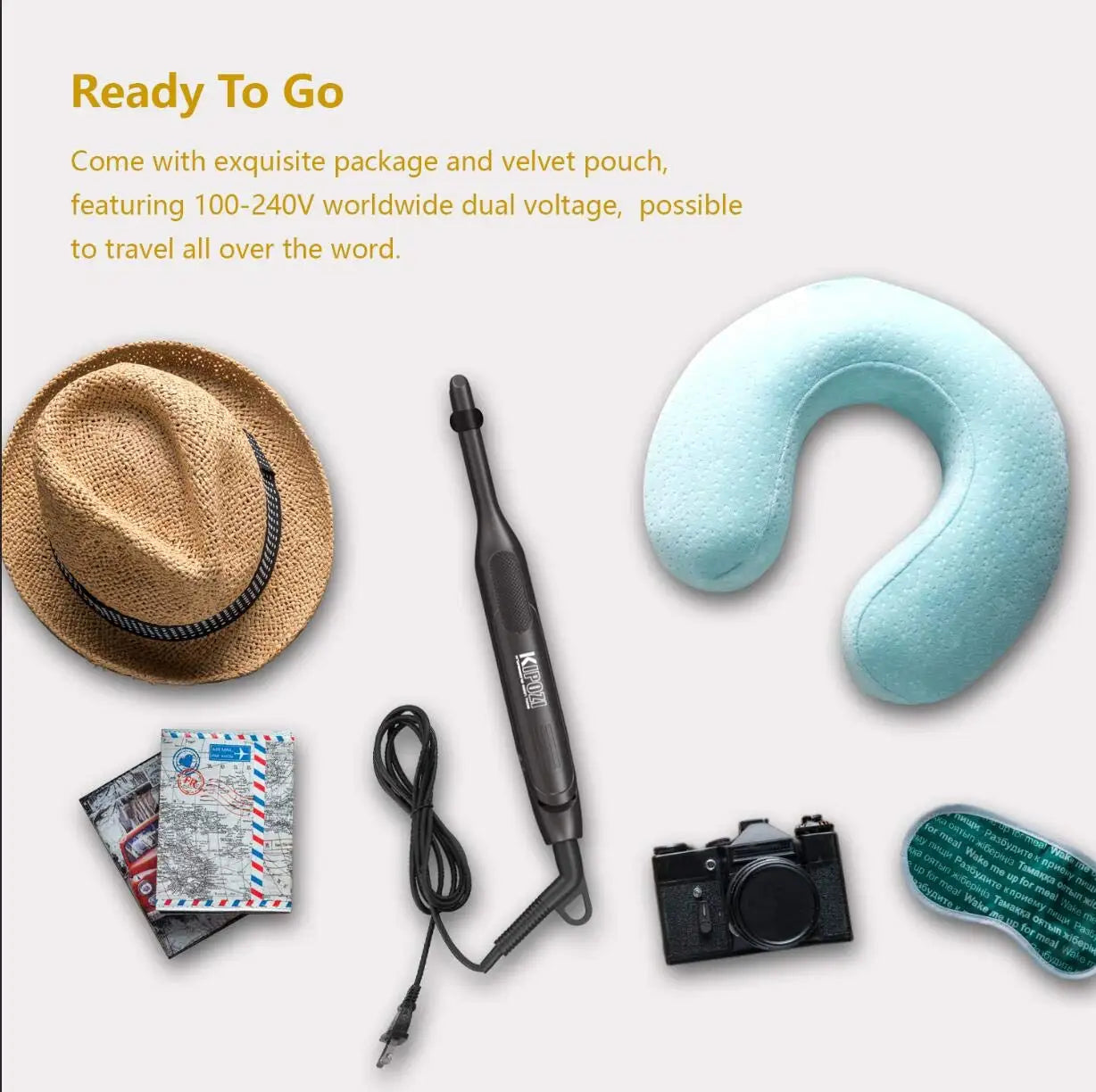 Nextora TitaniumPro™ Mini Hair & Beard Straightener