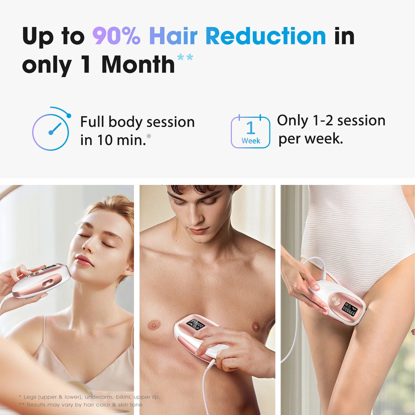 Nextora IceSilk™ Pro IPL Hair Removal Device