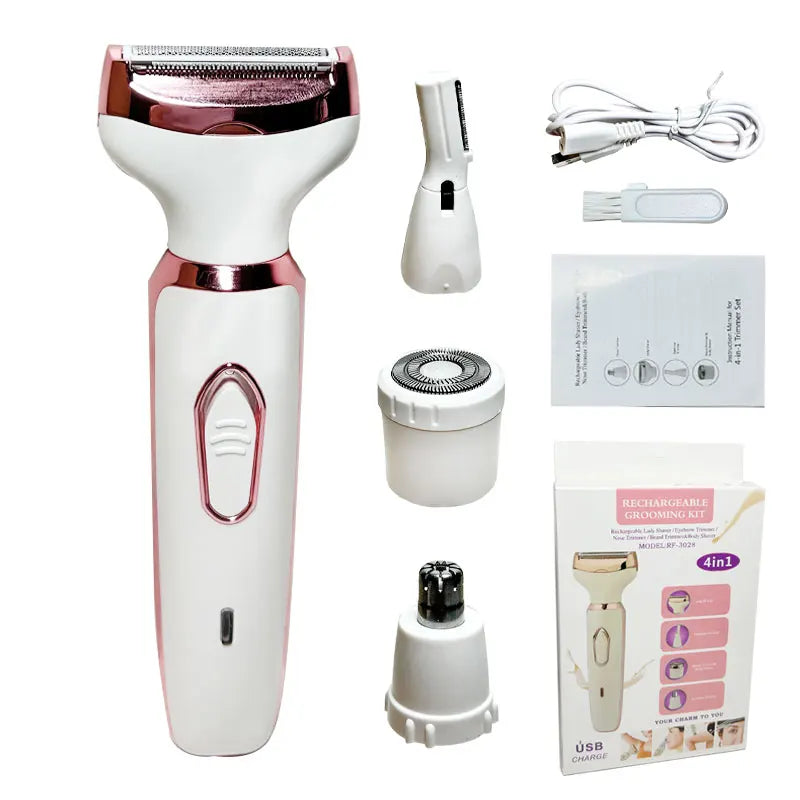 Nextora VelvetTrim™ 4-in-1 Women’s Electric Razor