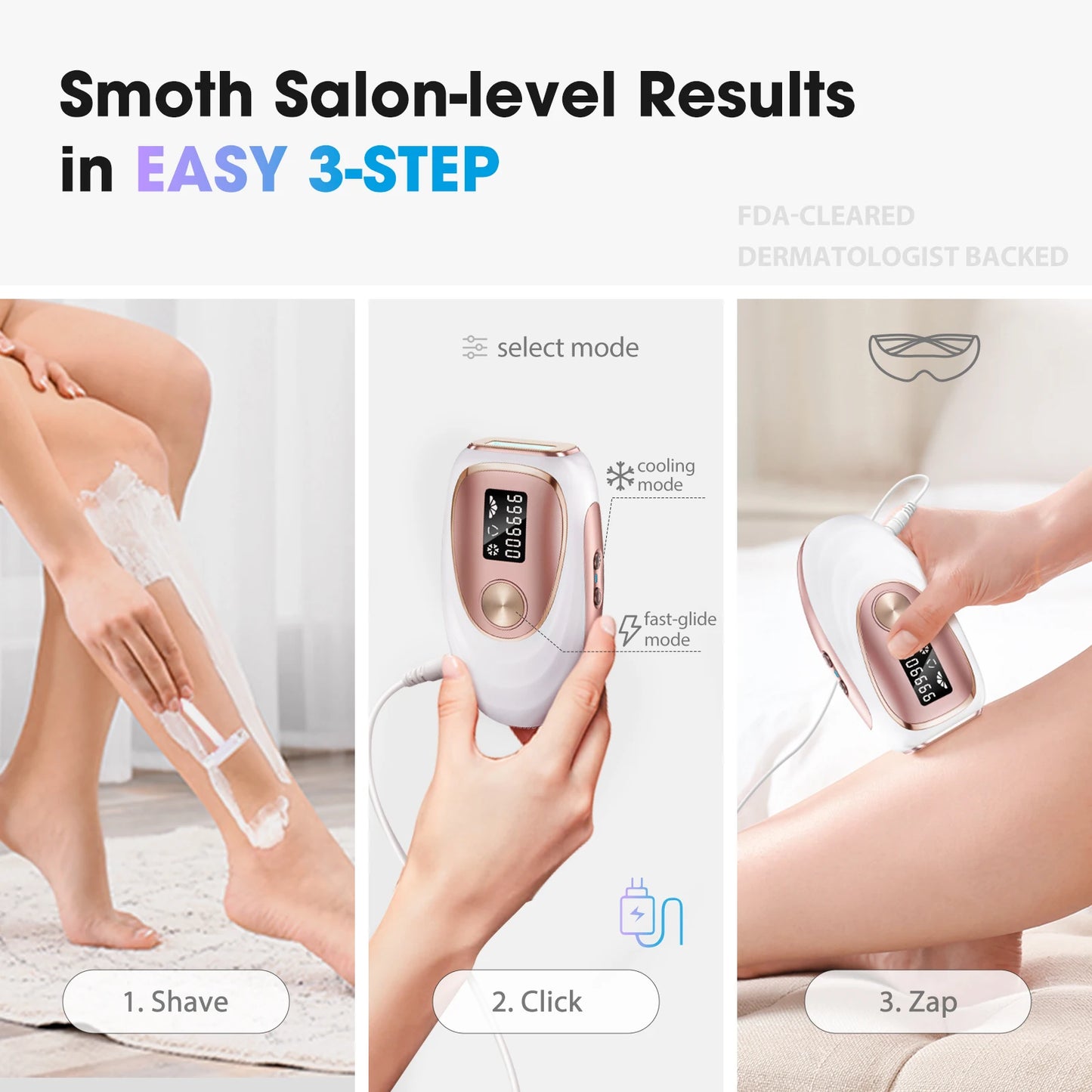 Nextora IceSilk™ Pro IPL Hair Removal Device