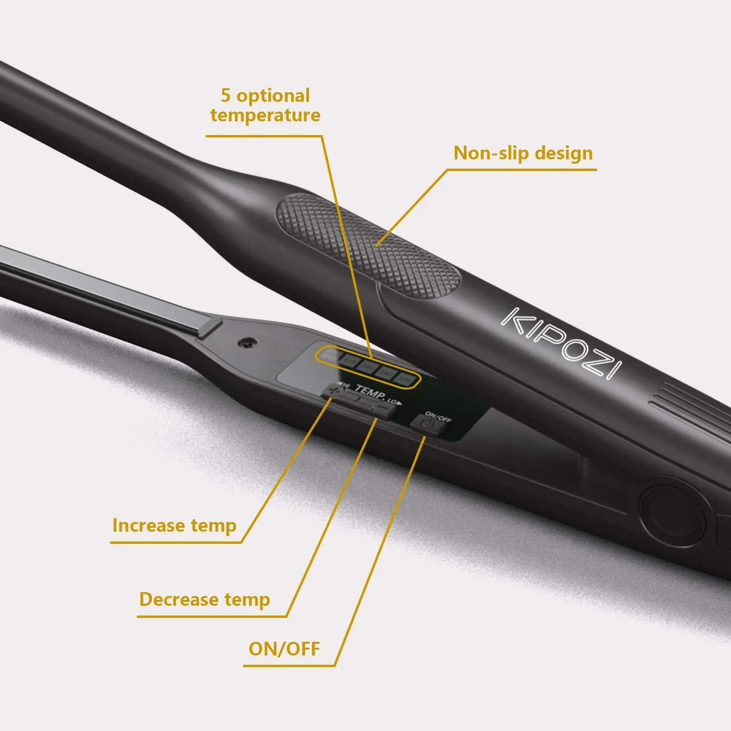Nextora TitaniumPro™ Mini Hair & Beard Straightener