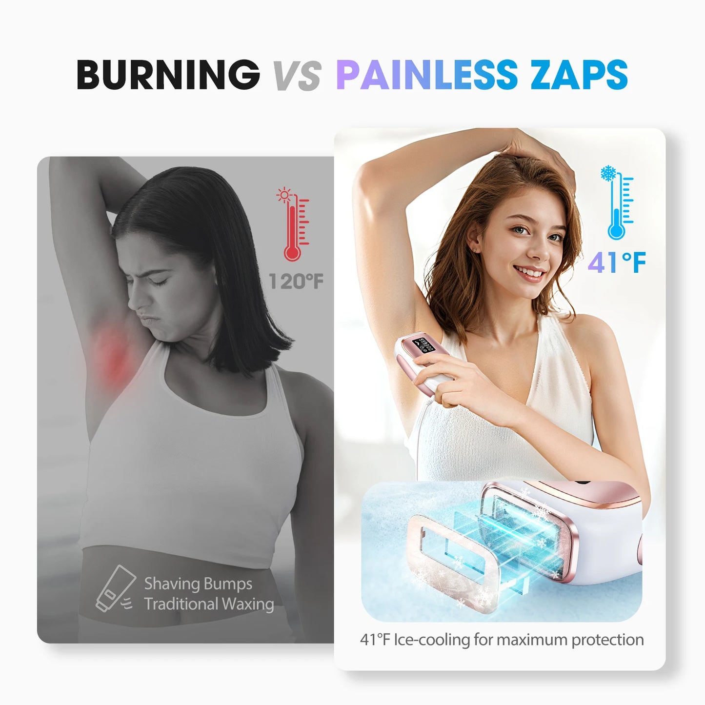 Nextora IceSilk™ Pro IPL Hair Removal Device